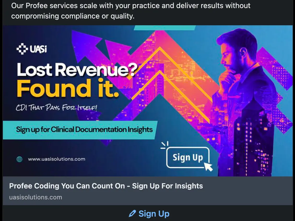 Performance campaign creative in market
